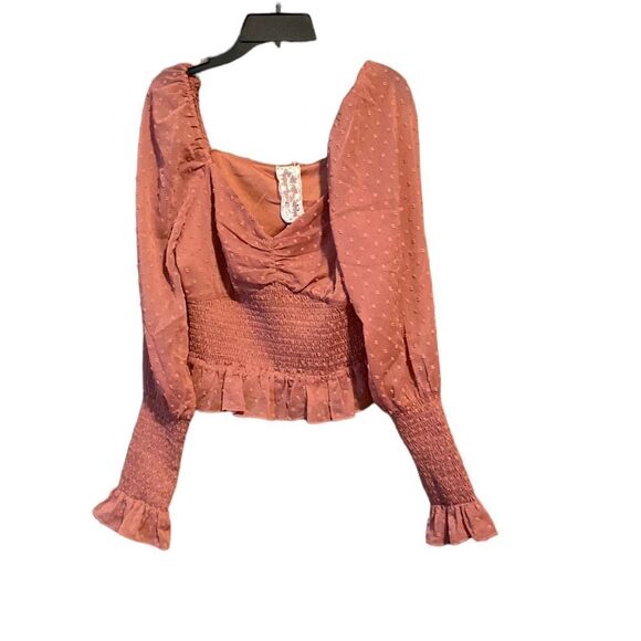 No Brand Women’s Pink Long Sleeve Top - Picture 2 of 3